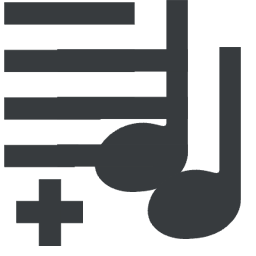 複数トラック追加のアイコン